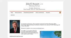 Desktop Screenshot of johnbennettlaw.com